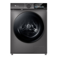 小天鹅(LittleSwan)滚筒洗衣机全自动 10KG滚筒洗烘一体 水魔方冷水洗 银离子杀菌 TD100M01T