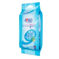 心相印洁肤去油湿巾(不含酒精)10片装/包 XCB001