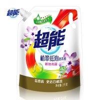 超能植翠低泡洗衣液 鲜艳亮丽 2kg