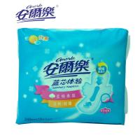 LJC8110安尔乐蓝芯体验绵柔表层超薄日用卫生巾 245mm10片/包