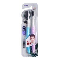 舒客炭丝能量牙刷1+1特惠装