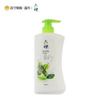 六神清凉爽肤沐浴露(绿茶+甘草)750ml+送250ml
