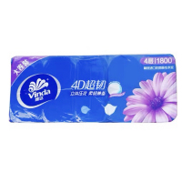 维达超韧无芯卷纸1800g10卷 V4496
