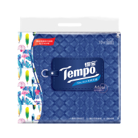 得宝4层抽取式面巾纸(Mini)80抽*10包