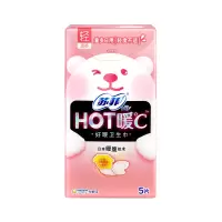 苏菲HOT暖℃日用卫生巾 轻温感5片