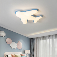 八度创意飞机灯儿童灯简约现代卧室灯卡通led吸顶灯北欧男孩女孩房间