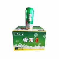 雪花听装原汁麦听装500ml*12听