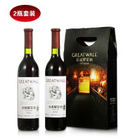 长城优选级解百纳干红葡萄酒 650mL*2红酒