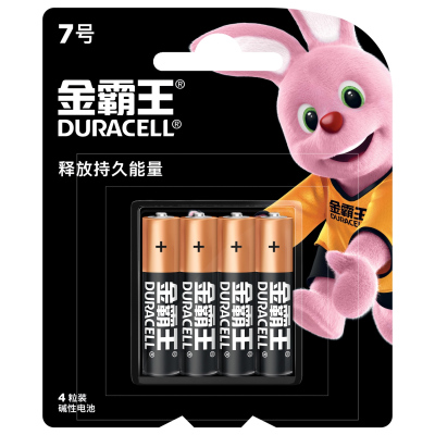 金霸王(Duracell)7号电池4粒装