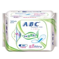 ABC丝薄棉柔卫生护垫中量吸收163mm25片N21含澳洲茶树精华纯棉超吸收导渗