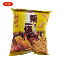 宝莎食品 膨化薯条 香脆粟米条 四洲 粟一烧 烧烤味 32g