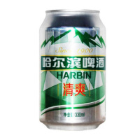 哈啤清爽单听330ml