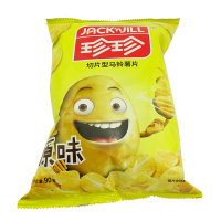 珍珍天然薯片原味50g