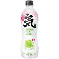 元气森林樱花白葡萄味苏打气泡水480mL