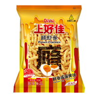 上好佳鲜虾条鲜香咸蛋黄味75g