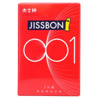 杰士邦001避孕套2只装