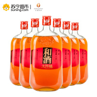 和酒 大开福 三年 上海老酒 黄酒 1000ml*6瓶 整箱装