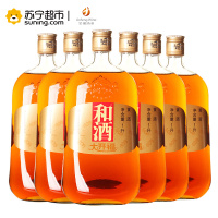 和酒 大开福 五年 上海老酒 黄酒 1000ml*6瓶 整箱装
