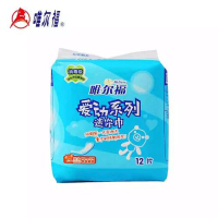 唯尔福爱动柔边型迷你巾12片*48包