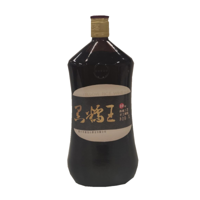 抱龙山黑糯王十年陈黄酒1L*8瓶(整箱)