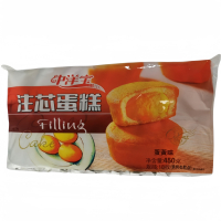 中洋宝注芯蛋糕蛋黄味450g*12包