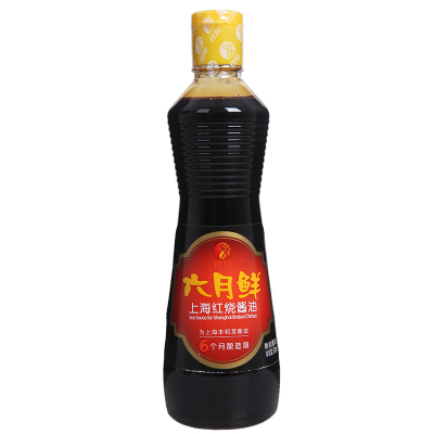 欣和六月鲜上海红烧酱油 500毫升*12瓶