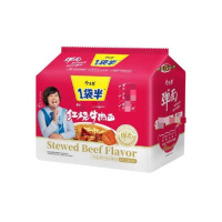 今麦郎1袋半红烧牛肉面5连包133克*5*6袋