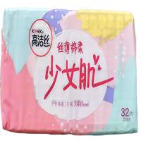 高洁丝经典系列丝薄棉柔卫生巾日用32片*8包