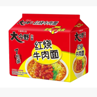 今麦郎 大今野红烧牛肉面五连包93克*7*6袋