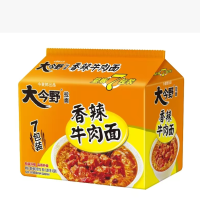 今麦郎大今野香辣牛肉面五连包91克*7*6袋