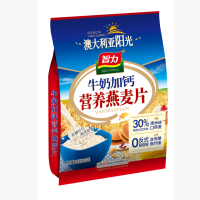 智力牛奶加钙营养燕麦片 700g*12袋