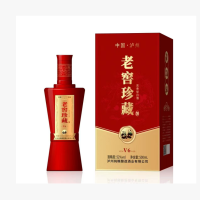 52度泸州老窖珍藏版V6礼盒 500ml*6盒