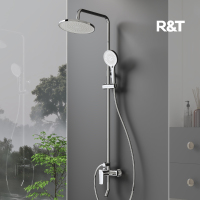 瑞尔特(R&T) S1011-C三功能明装淋浴花洒套装家用增压沐浴淋雨喷头全铜淋浴花洒