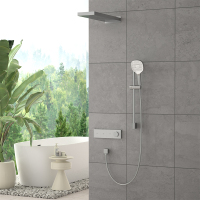 瑞尔特(R&T)T50C淋浴器热熔暗装花洒套装带侧喷吊吸顶入墙式花洒暗装花洒