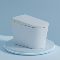 A5自动翻盖马桶下沉式水箱脚感翻圈关盖冲水坐便器智能马桶