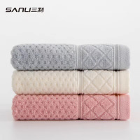 毛巾纯棉素色33*72cm88g 独立包装 粉色/蓝色/白色随机发货