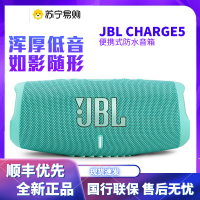 JBL CHARGE5 音乐冲击波五代 便携式蓝牙音箱+低音炮 户外防水防尘音箱 桌面音响 增强版赛道扬声器 薄荷绿