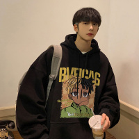 美式重磅卫衣男oversize小众高街男潮ins春秋季西海岸hiphop外套