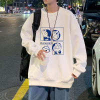 卫衣男春秋季ins潮牌内搭打底衫长袖无帽外套秋装宽松港风上衣服t