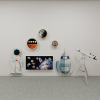 星芒科学主题装饰视觉识别及探究互动系列