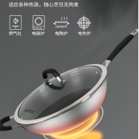 盛世煜耀SSYY 爱仕达(ASD)炒锅晶刚甲·加厚复合钢蜂窝不粘锅 CC30E2Q