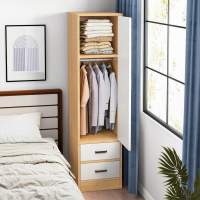 单门衣柜现代简约经济家用卧室柜子收纳简易储物柜小型衣橱出租房.