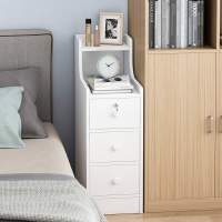 超窄款床头柜迷你小型收纳简约现代简易床边小柜子卧室储物置物架.