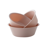 简约加厚脸盆磨砂面盆盆子家用洗衣洗菜盆大号塑料盆脸盆