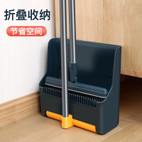 吉旺角扫把套装家用软毛笤帚撮箕簸箕组合不锈钢不粘头发刮水扫地单扫帚