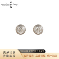 [二手]正品 卡地亚Cartier 18K白金镶0.26ct钻石耳钉一对 卡地亚钻石耳钉