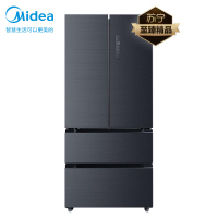 可开专票 美的(Midea)508升法式多门四开门冰箱变频一级能效双系统双循环BCD-508WTPZM(E)
