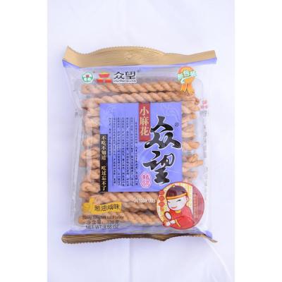 众望小麻花葱油咸味130g