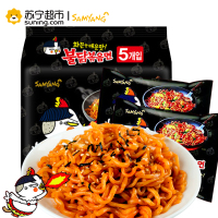 三养辣火鸡味拌面(方便面)140g*5