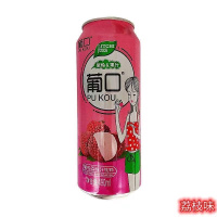 葡口果粒荔枝汁饮料490ml